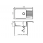 Кухонная мойка Polygran F-19 терракот 