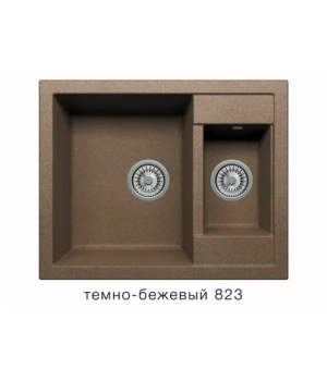 Кухонная мойка TOLERO Classic R-109 темно бежевый 