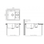 Кухонная мойка TOLERO Classic R-109 серый 