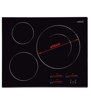 Встраиваемая электрическая варочная поверхность Cata INSB 6032 BK
